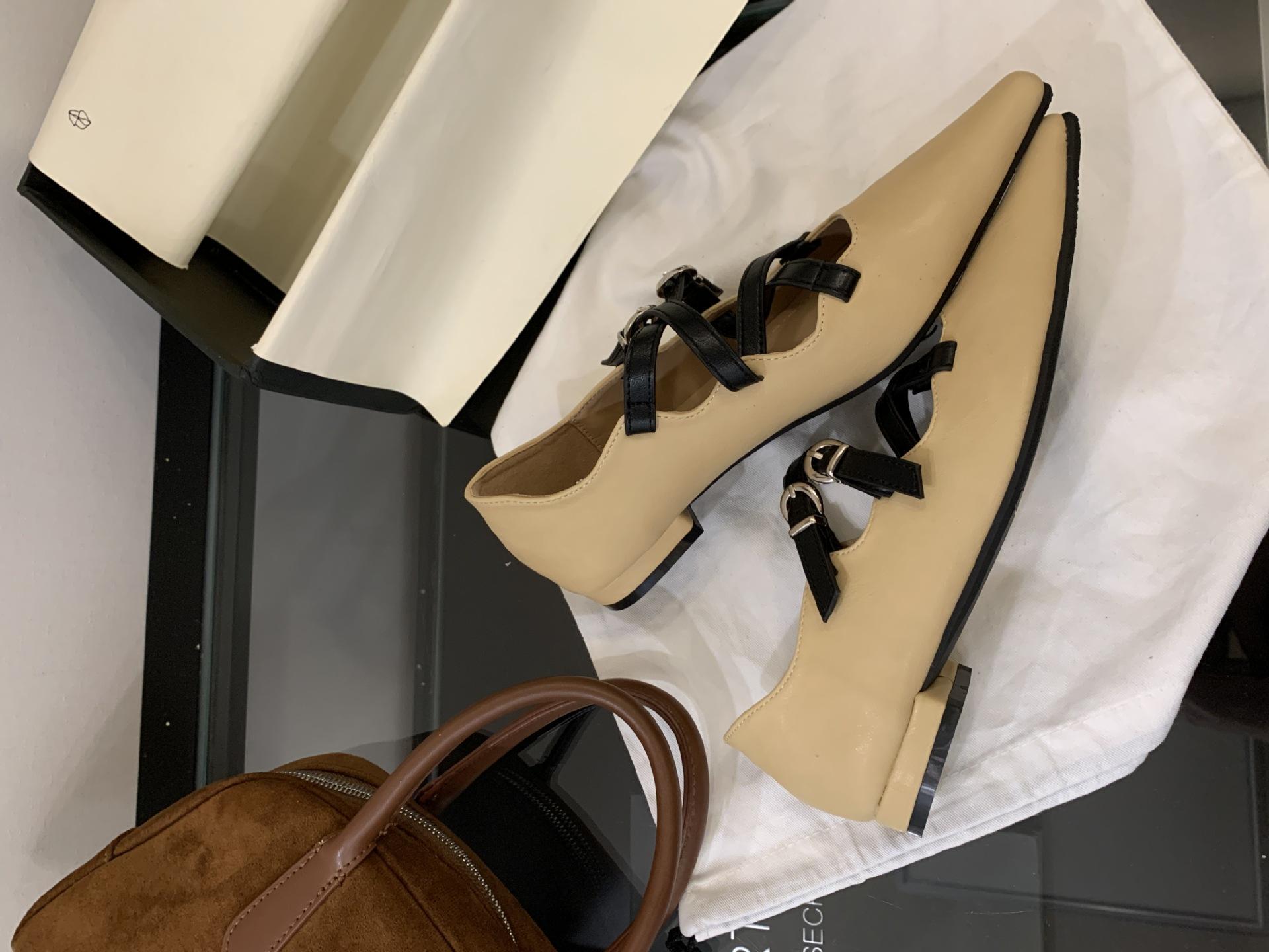 Women s Flat Spring Elegant for Dresses Pumps - Fashionable Footwear 35 абрикосовый