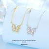 Tichya S925 Sterling Silver Butterfly Necklace - Elegant, Versatile, and Luxurious for Women