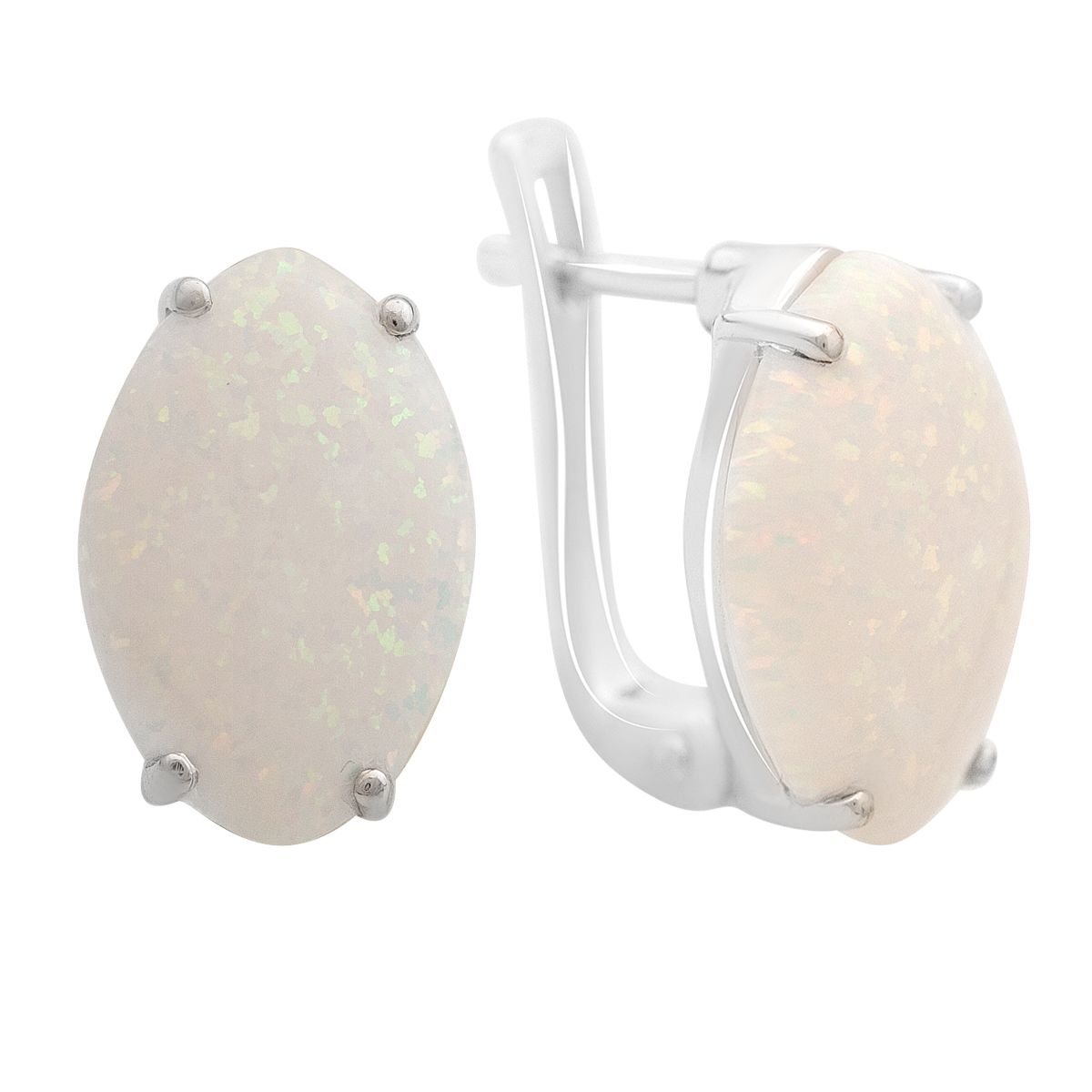 

Срібні сережки з опалом 4.417ct (2169895)