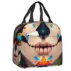 Mexican Sugar Skull Day Of The Dead Art Insulated Lunch Bags Women Resuable Thermal Cooler Food Lunch Box Outdoor Camping Travel