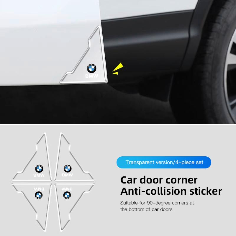 Car Door Corner Stickers Anti-collision Strip Door Decals Protective Decorative Sticker For BMW E46 E90 E60 E39 E36 G30 E92 E87 gzjm96