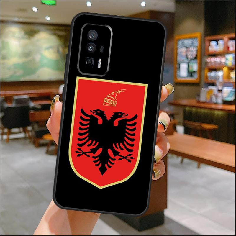 Albania Passport Case For Xiaomi 14 Ultra 15 13 11T 12T 13T 14T Pro POCO X7 Pro X3 X5 X6 M6 F5 F6 Pro Cover