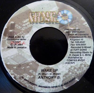 7-Zoll Schallplatte ANTHONY B - Wake Up NONE Compaq Music 2001 Jamaika Reggae, Ska & Dub Gebraucht