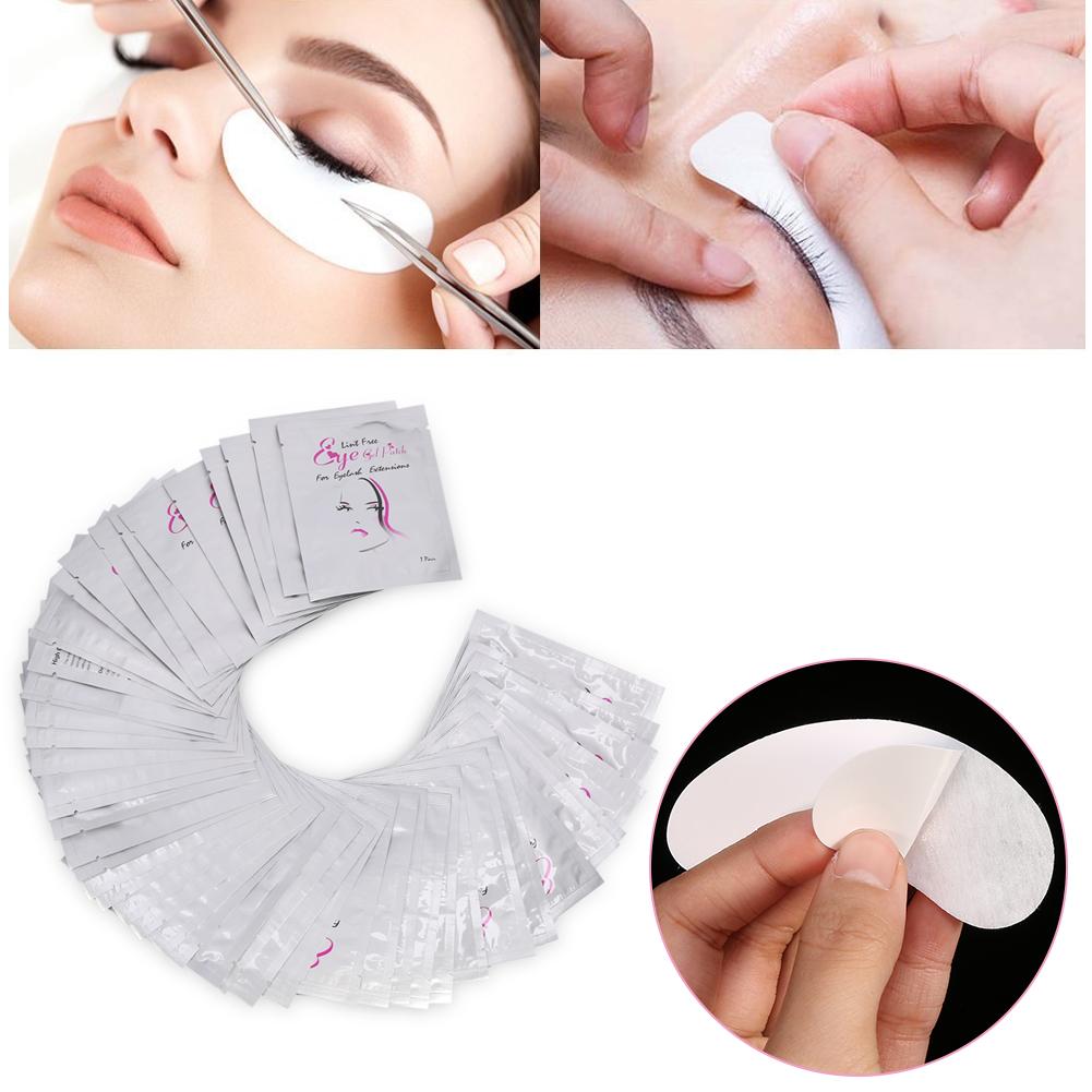 10/30Pairs 6Types Lint Free Hydrogel Eyelash Extension Patches Under Eye Gel Pads Sticker
