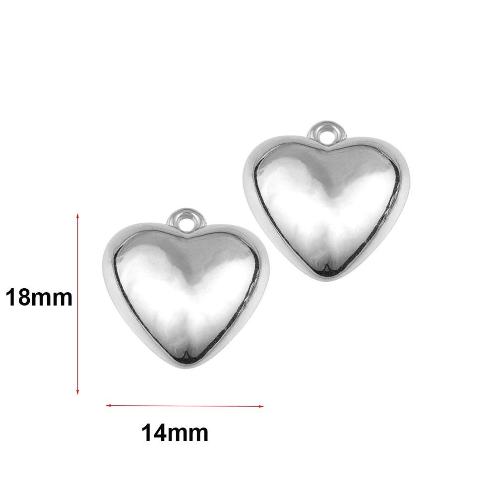 20pcs Heart Cute CCB Loose Beads For Necklace Pendant Heart Star Charms For Jewelry Making Supplies DIY Necklace Spacer Beads