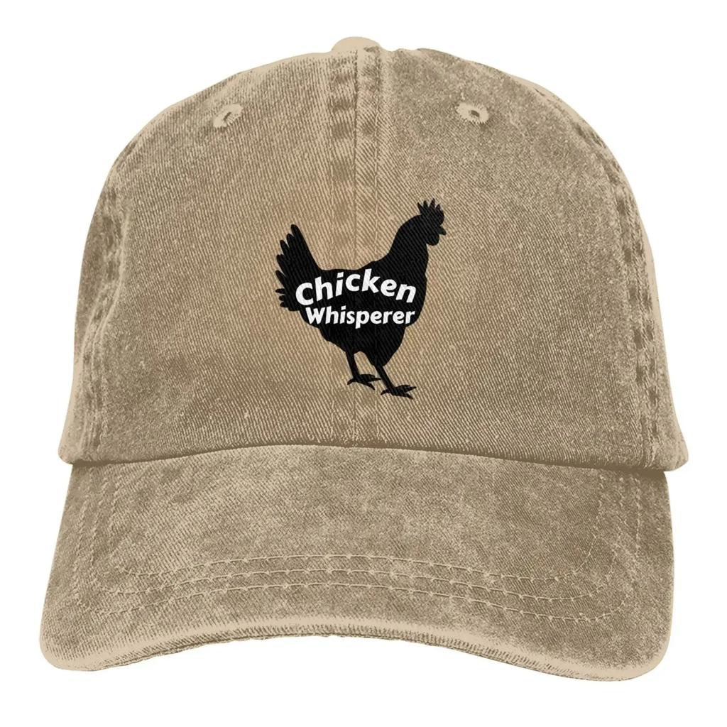 Chicken Whisperer Denim Cap Baseball Dad Cap Cowboy Hat Adjustable Classic Washed 100 Cotton Sports for Men Women Hat