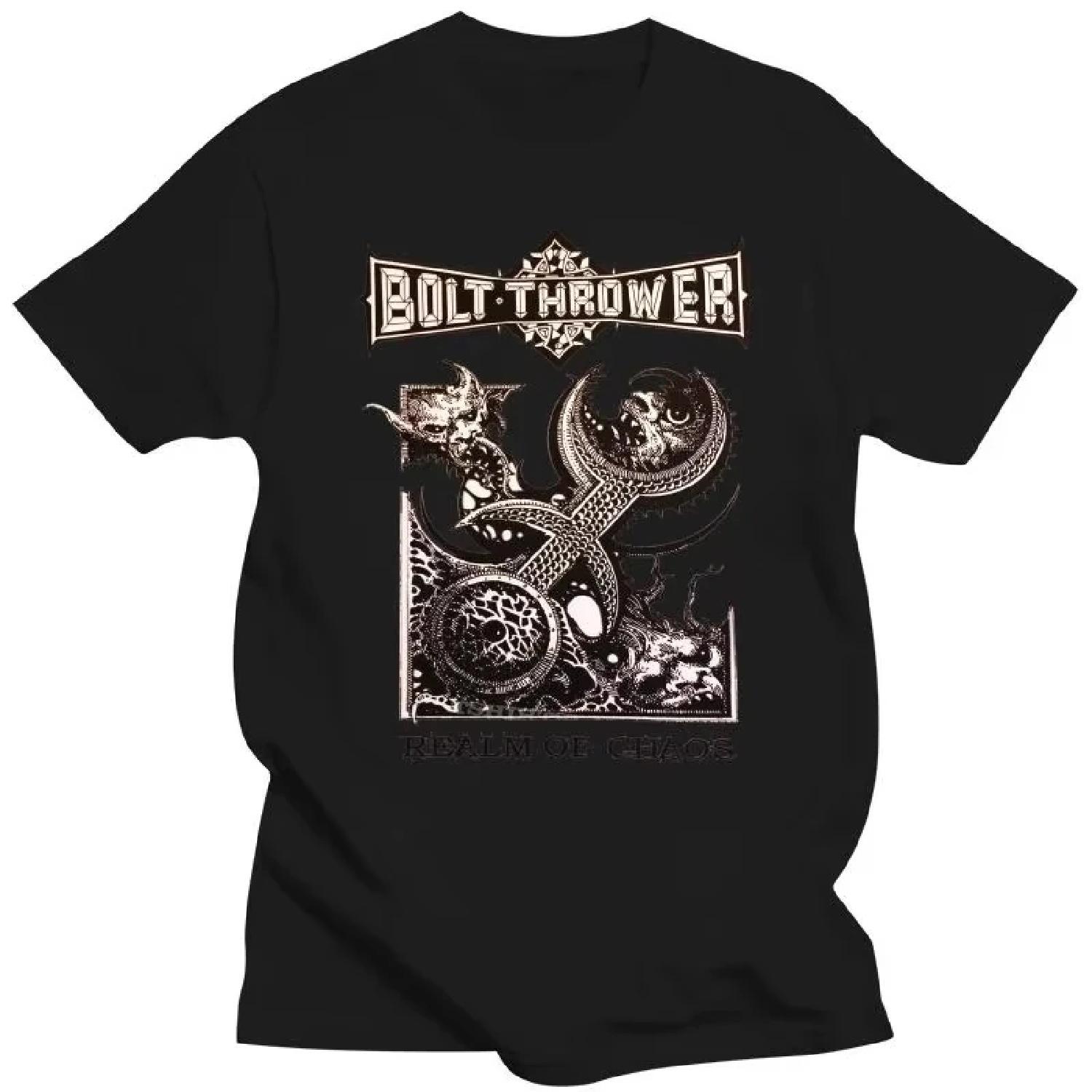

2025 Summer Bolt Thrower Art T-Shirt Men Women Plus Size Casual Short Sleeve Cotton Tee Unisex Fashion Streetwear High Street XXXXL