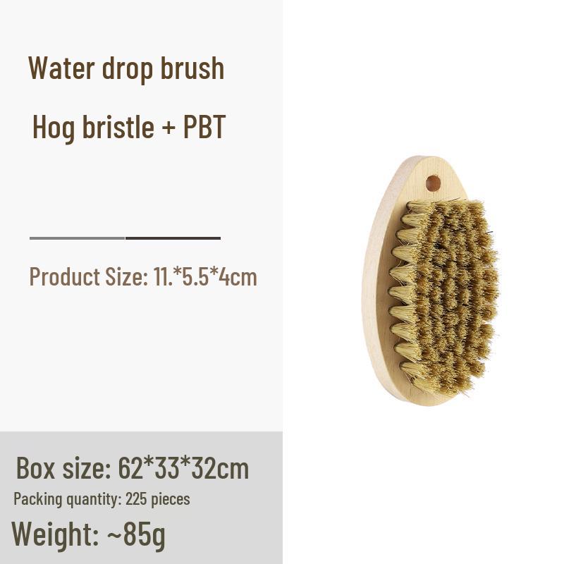 Multi-functional Soft Pig Bristle Brush for Laundry, Shoes, and Clothes