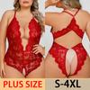 Plus Size Exotic Fashion Bodysuit One Pieces Bodys Sexys Mujer Mas Vendidos Bodys Para Mujer Lace Transparent Nightgown