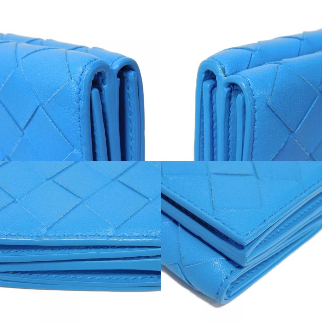 Used 11897 Tiny Mini Wallet 635561 VCPP2 4611 7942 RFID IC Chip Maxi Intrecciato Swimming Pool Unisex from Japan