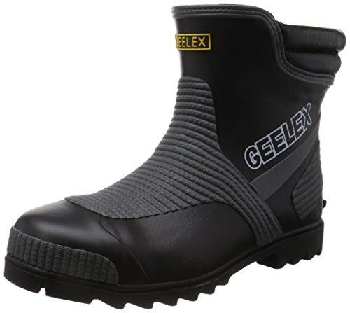 

Fukuyama Rubber G-Rex #3 Short Boots with Mesh Fiber and Steel Toe Cap, Black, Size 3L
