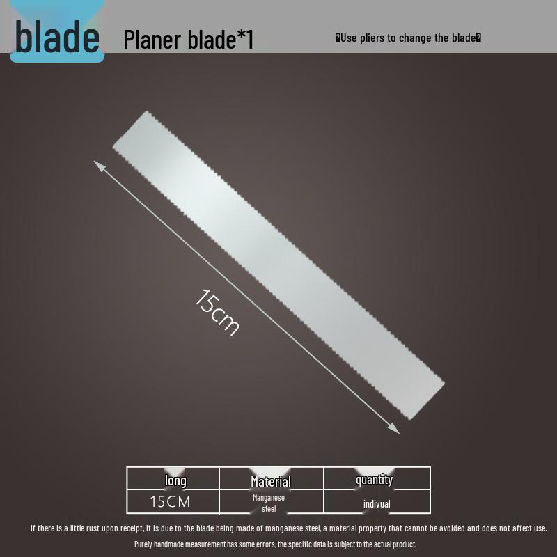 Thickened Wall Planer with Serrated Manganese Steel Blade for Inner and Outer Corners