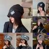 Fall Winter Knit Hat With Breathable Polyester For Women Casual Stylish Headwear