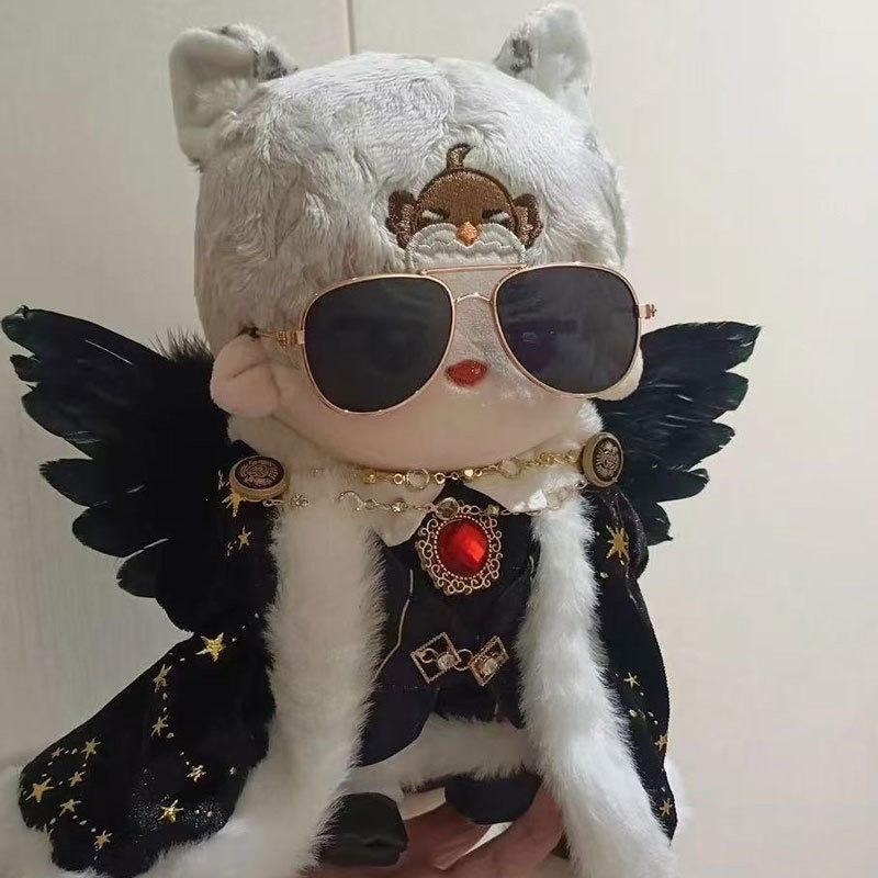 Round glasses cat sunglasses UV protection glasses trendy cool accessories metal glasses pet supplies sunglasses