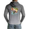 Men's UPF50+ Sun Protection Cooling Hoodie Lightweight Stretchy Long Sleeve Outdoor Sports Fishing Shirt with Hood for UV Defense