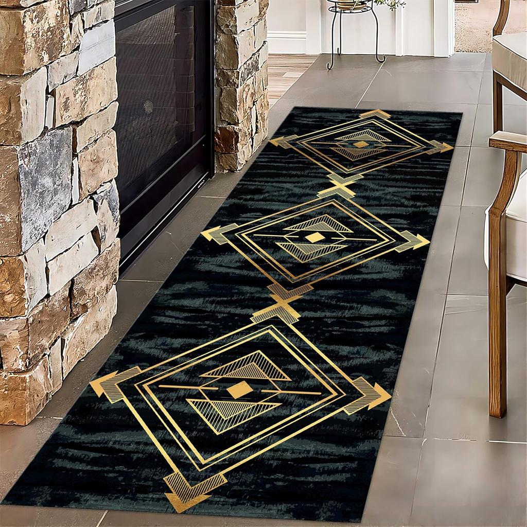 Modern Geometric Rugs: Entrance Floor Mat for the Hallway Comfortable Foot Mats for the Living Room Bedroom Home Decor