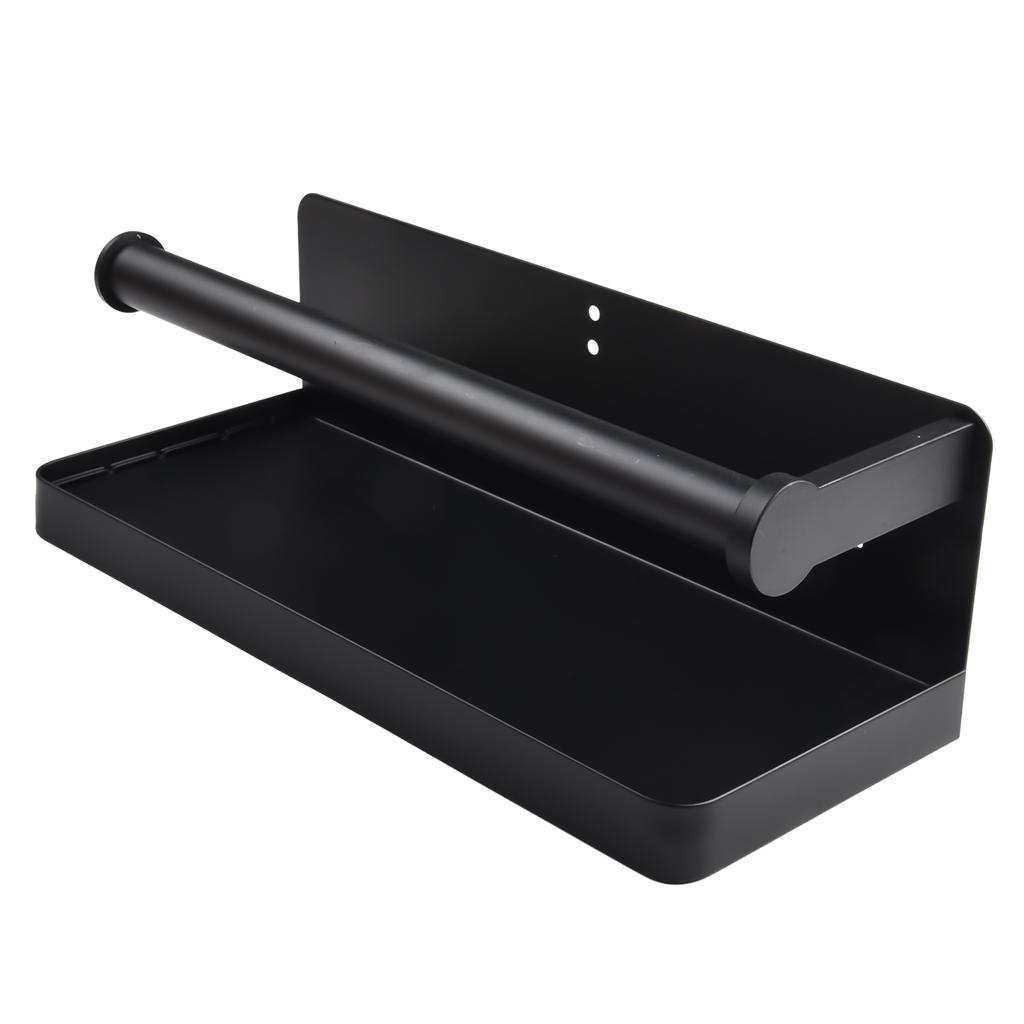 Toilet Paper Holder Wall Mounted Paper Roll Holder With Storage Tray Mobile Phone Holder Kitchen Rack Bathroom Accessories