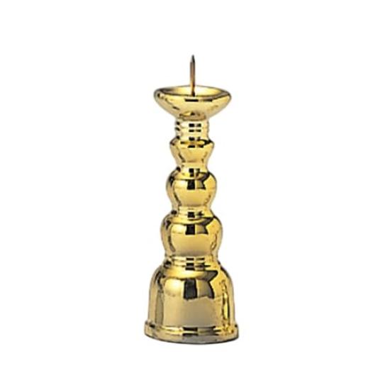 

Candle Stand Buddhist Altar Home Memorial Urn Use [4 inches] Supplies, Supplies, золотой