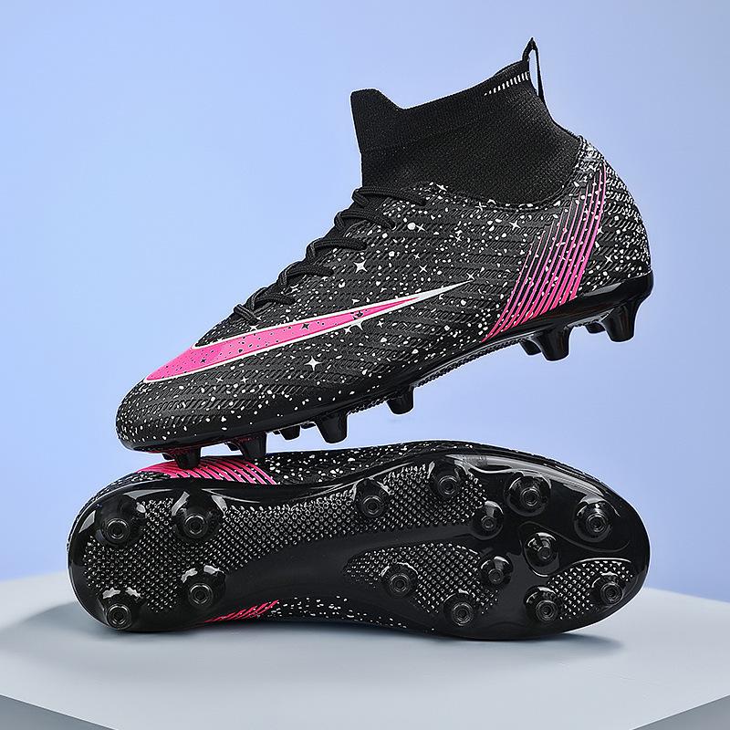 2025 European Cup football shoes men's high-top students competition training AG long nails TF broken nails sports football shoes