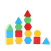 Match Shapes and Colors Board Wooden Montessori Educational Tabletop Building Boys and Christmas Brain Card Educational Party Ages 6 and Up Game,