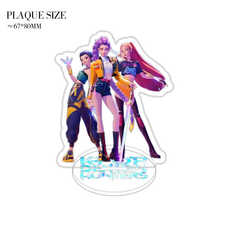 Kpop Dämonenjäger Superstar Acryl Aufsteller Desktop Dekoration Ornament Zubehör Spielzeug für Fans Geschenk