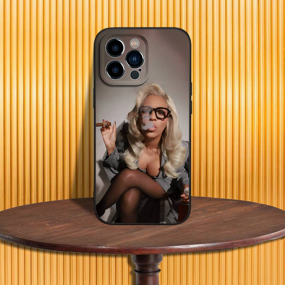 B-Beyonce Phone Case For iPhone 16,15,14,13,12,11,Pro,Max,Plus,X,XS,SE4,E,Mini,Soft Black Case