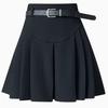 Korean Summer Pleated Mini Skirt Kawaii High Waist Slim Fit Short A-line Skirts Japanese Kawaii Streetwear