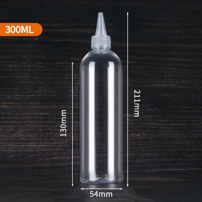 5Pcs Transparent Condiment Squeeze Bottles Jam Bottles Non-Drip Oil Liquid Dispenser Bbq Sauces Oil Container Cooking Gadget