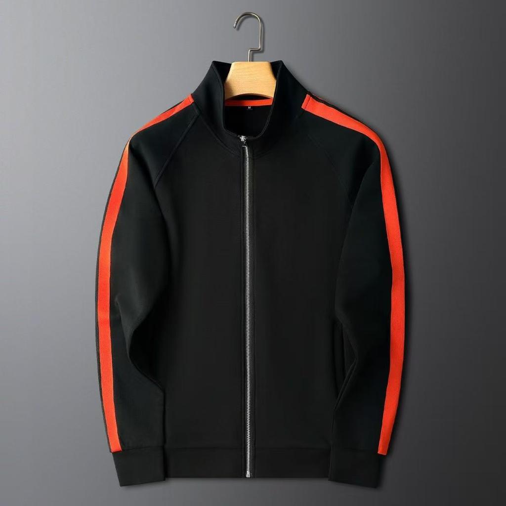 Men Tracksuit Sportswear Set Men's Jacket Trendy Ins Embroidered Fashion Men's Jacket Trousers Two-Piece Suit