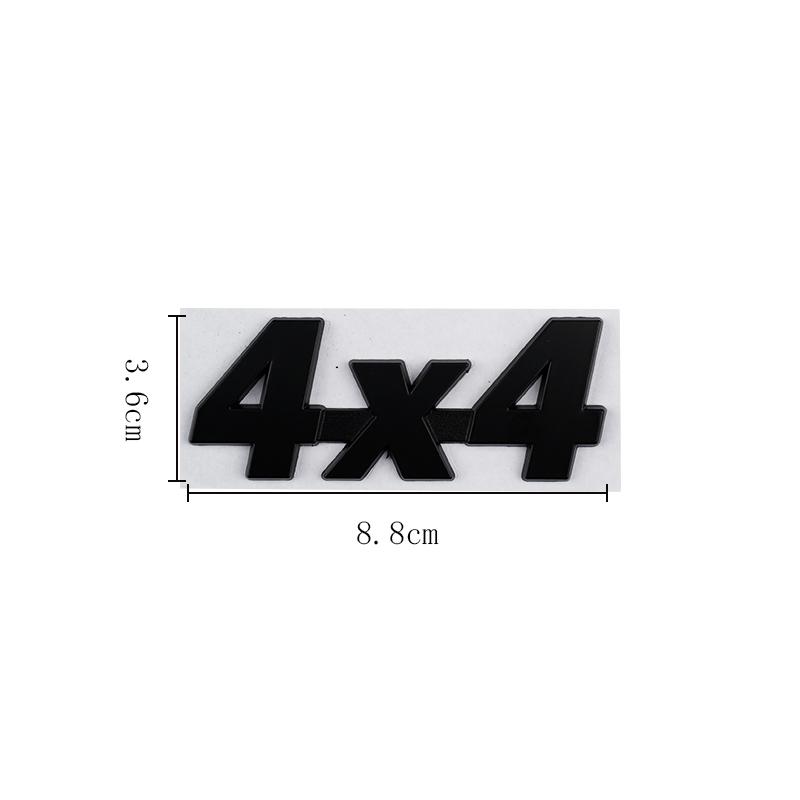 Off-Road 4X4 Guide 4X4 Car Sticker Metal Limited Edition 4X4 Car Logo St for jeep wrangler