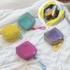 Women's Large Capacity Travel Makeup & Toiletry Mesh Bag - Dopamine Tofu Design