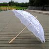 Exquisite Umbrella Multi-use Cotton Lace Flower Pattern Visual Effect Sunshade for Photography