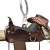 Cowboy Horse Saddle Nøkkelring Creative Auto Rear View Mirror Anheng Dekor Bil Interiør