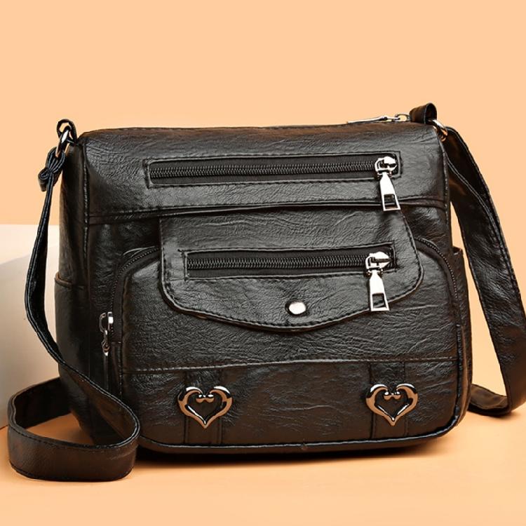 Shoulder Bag with Vintage Charm Practical & Fashionable Bag for Work or School