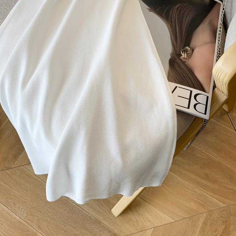 Summer Women's Dress Design with A Sense of Western-style Fashion, Age Reducing Knitted Skirt, A-line Dress for Women