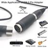 2pcs 5 Pin DIN MIDI Female to Female Audio Type Recorder Amplifier Extension Adapter Gender Changer for Live Performance Studio