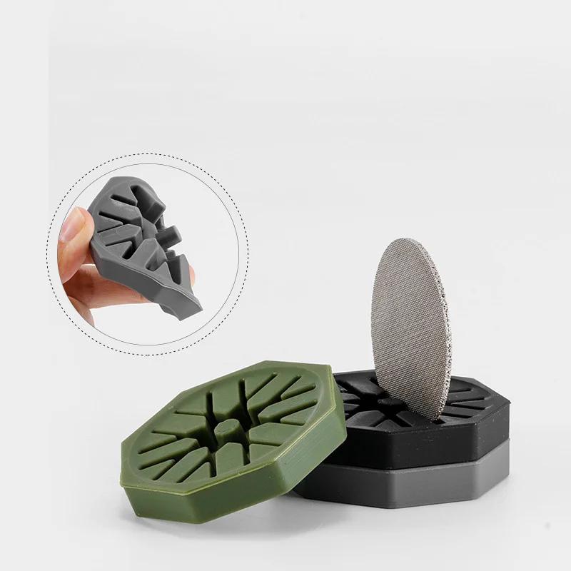 51/53/58mm Universal Espresso Coffee Filter Stand Puck Screen Holder Reusable Silicone Espresso Portafilter Filter Storage Rack