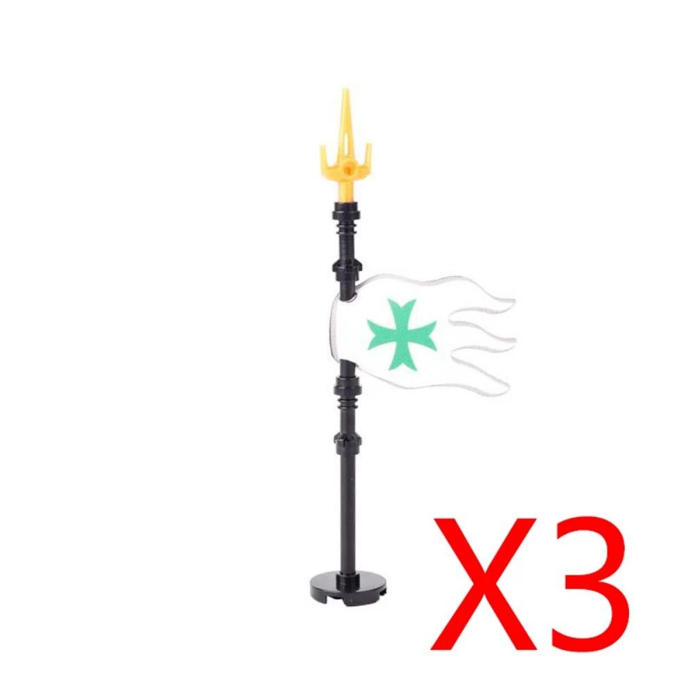 MOC Blocuri de Construcții Militare Figurine Soldați Medievali Accesorii Arme Leu Roșu Vultur Negru Cavaler Armură Scut Mini Cărămizi