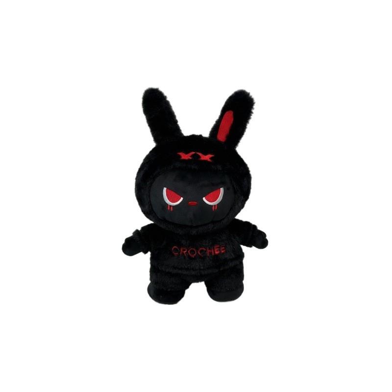 Plush Bunny Toy Halloween Easter Dark Style Soft Cushion For Kids And Adults