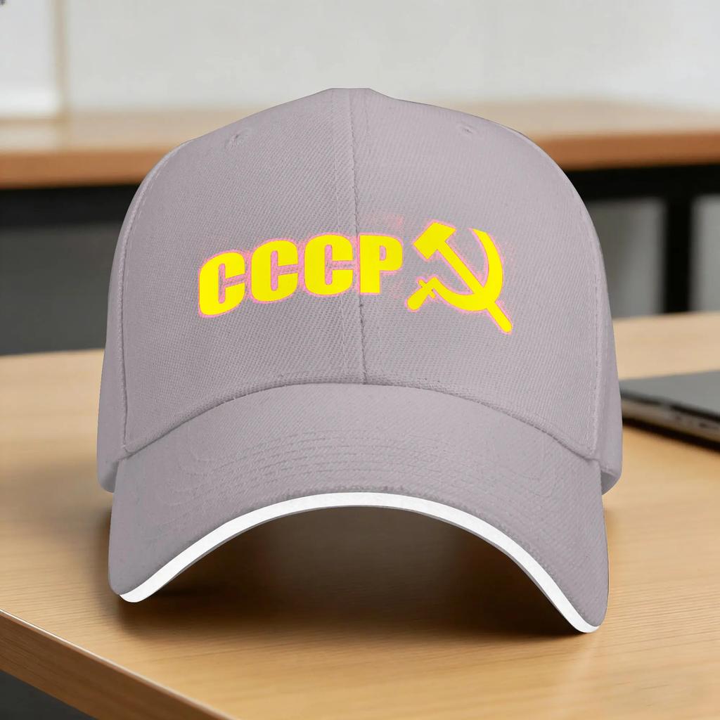 CCCP Logo Baseball Cap Outdoor Sport High Quality Trucker Hat Women Unisex Casual Design Baseball Caps