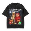 Halloween Tung Tung Tung Sahur John Pork T Shirt for Men 100% Cotton Leisure T-Shirts Crew Neck  Tees Short Sleeve Clothes Adult