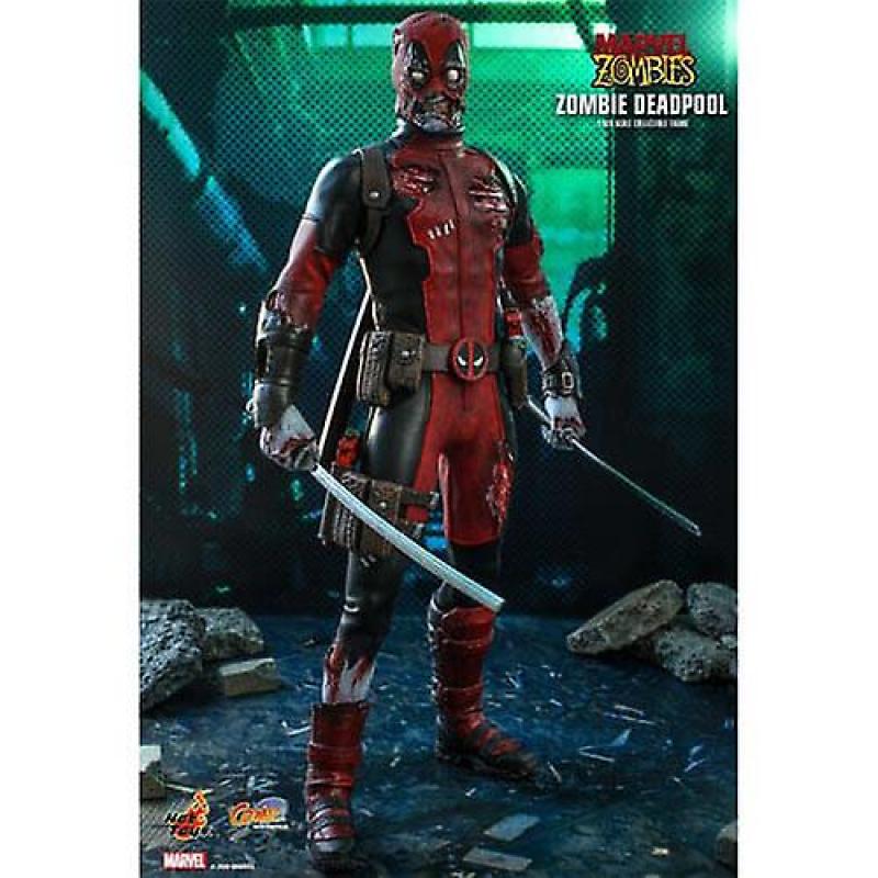 Authentic Marvel Zombies Zombie Deadpool 1/6th Scale Hot Toys Action Figure
