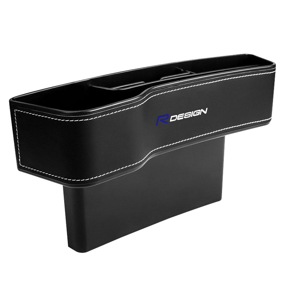 NEW Car Seat Gap Storage Box Leather Storage Box Auto Accessories For Volvo Rdesign T6 AWD C30 C70 S40 S60 S70 S90 V40 V50 V60