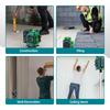 Yofidra 16 Lines 4D Laser Level Automatic 360 Horizontal Vertical Self-leveling Ultra Powerful Green Beam For 18V Battery