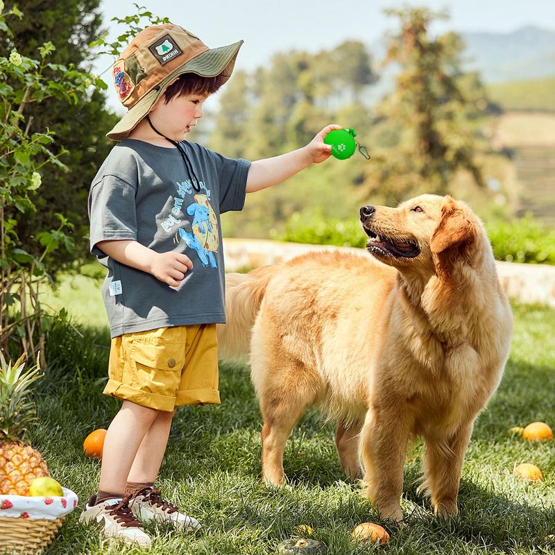Silicone Dog Treat Pouch Dog Training Container Dog Treat Carrier Holder Puppy Treat Snack Bag with Clip Silicone Bait Bag Waist colore rosa chiaro