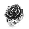 Milan Girls Fashion Retro Old Rose Flower Women's Zircon Ring Party Casual Wholesale Fashion Zircon