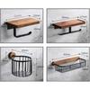 Wooden Toilet Paper Holder Bathroom Wall Mount WC Paper Phone Holder Shelf  Towel Roll Shelf Accessories Tissue box toilet Shelf