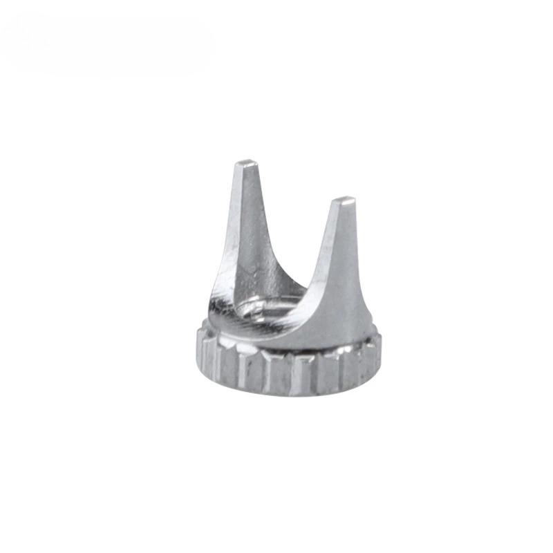 Airbrush Nozzle Needle Cap Accessories Normal/Crown/Tomahawk/Splatter Replacement Tool 5 Different Nozzle Cover Cap for Airbrush