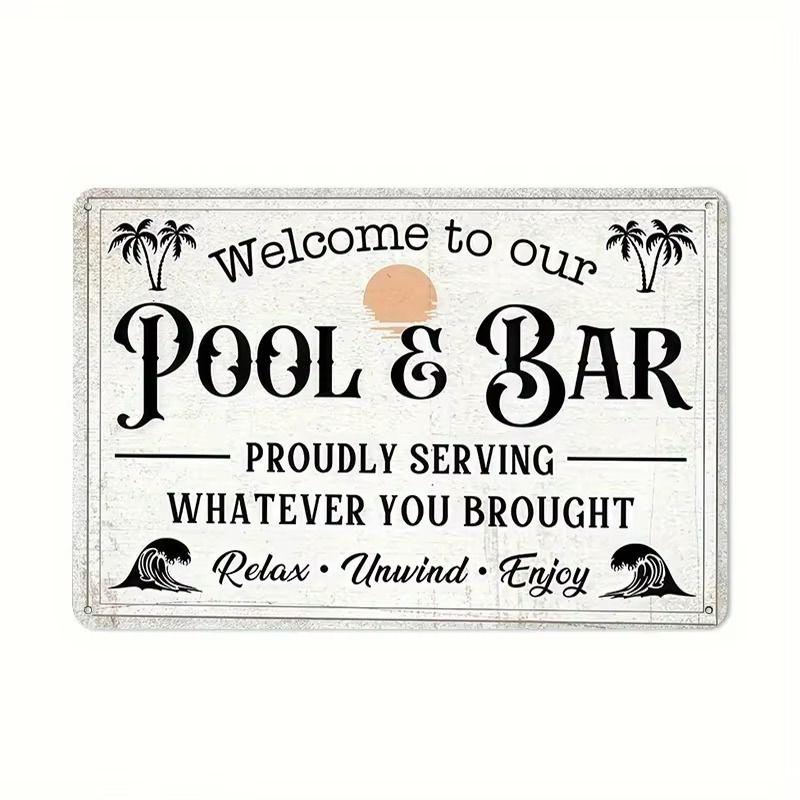 Retro Metal Sign Tin Poster Wall Art Home Decor
