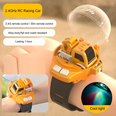 Dětské hodinky Dálkové ovládání do auta USB dobíjecí nastavitelný popruh 2,4 GHz RC Mini závodní auto